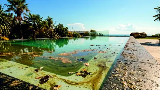 De ce se face apa verde după ploaie — efectele ascunse ale furtunilor asupra piscinei