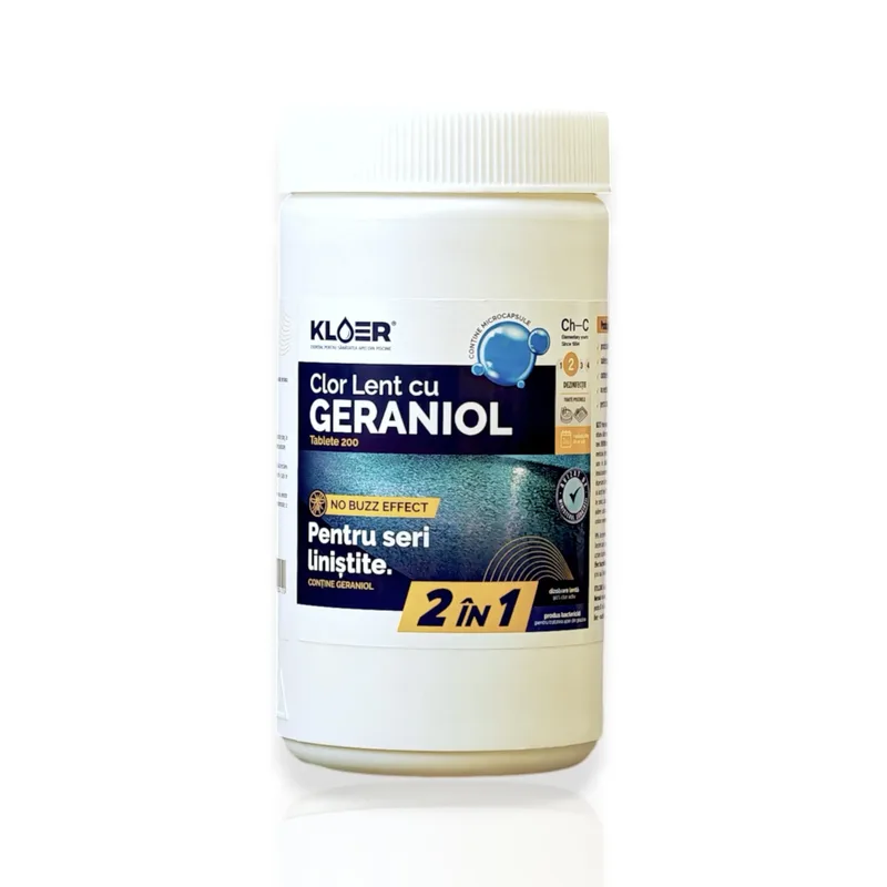KLOER Clor Lent Tablete 200g cu Geraniol